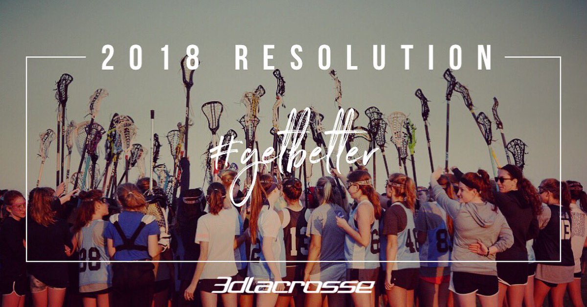 3dLacrosse's tweet photo. It’s easy to create lofty goals heading into the New Year. Here’s to keeping it simple and sticking to the same #resolution from year to year. #getbetter #3don2 #3dlacrosse #3dfamily #happynewyear #resolutions #2018resolution #newyear #samegoals https://t.co/sKO3uwbE7P