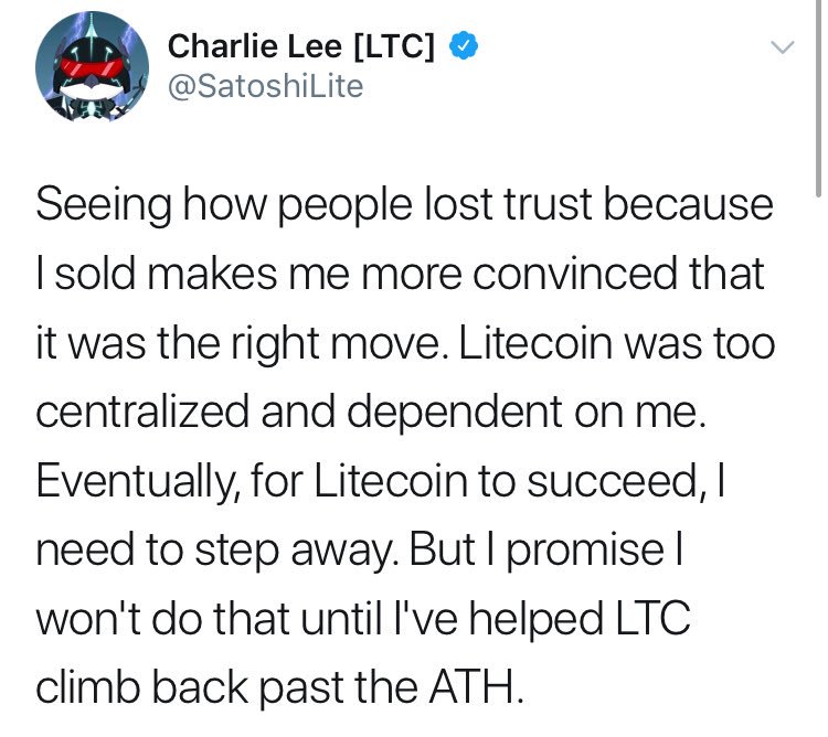 Charlie lee twitter sell litecoin форум падение биткоина