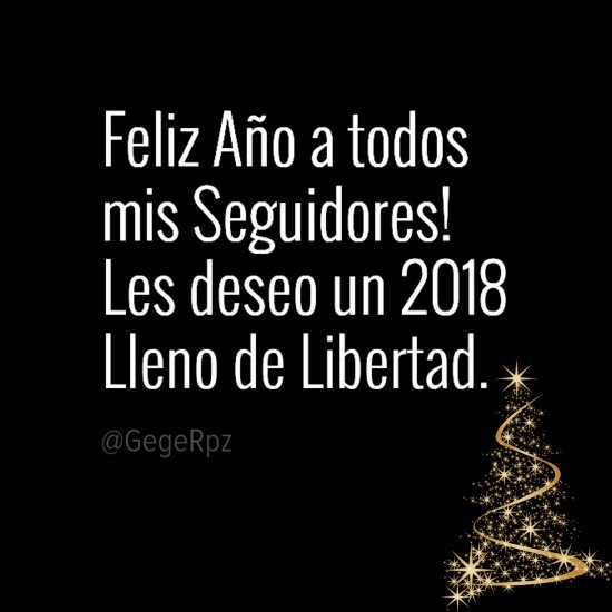 Para: Mis Seguidores
Esas bellas almas que me acompañan todos los días, que luchan, que no decaen, que siguen ahí dando lo mejor de si!
Bendiciones para este 2018!
Los Buenos somos Más!
#Venezuela nos necesita Unidos!