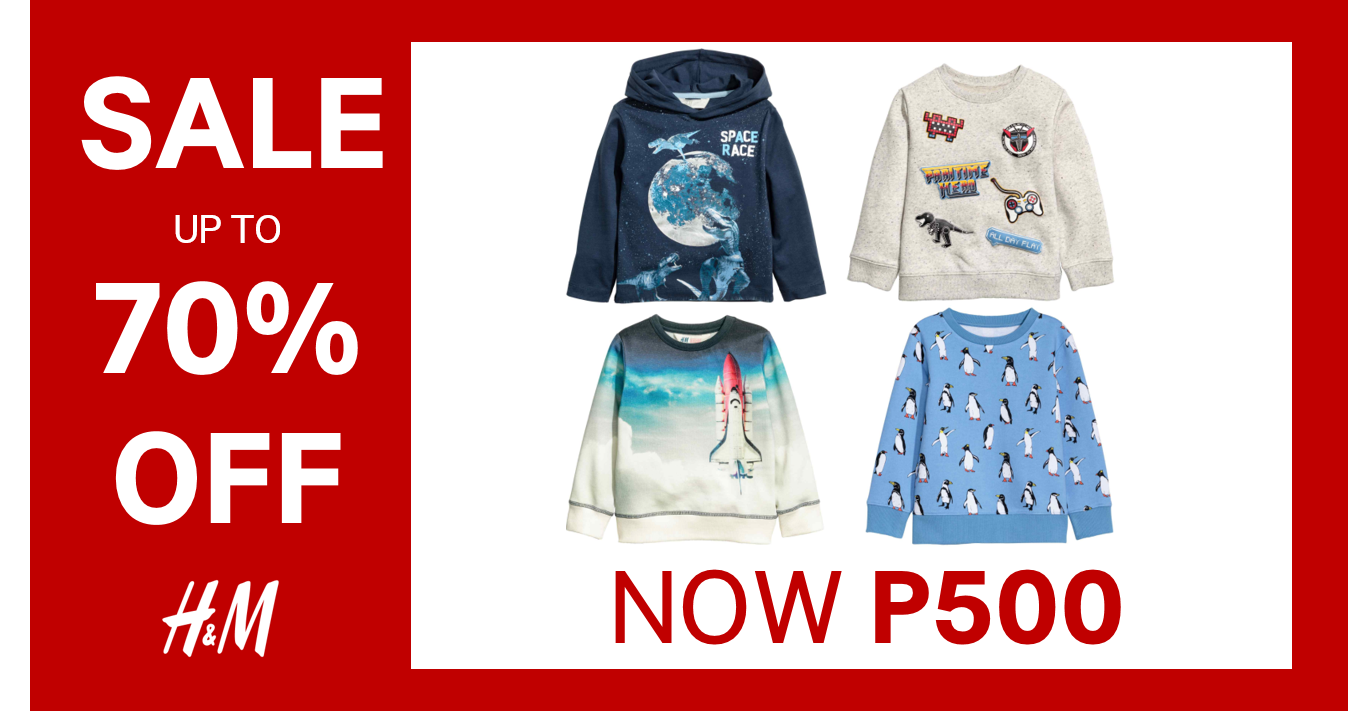 H&M Philippines on Twitter: "H&M Holiday sale update: more kids' items ...