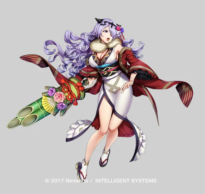 ファイアーエムブレムヒーローズにて『異文化交流中カミラ』描かせて頂きました!よろしくお願いいたします…! 