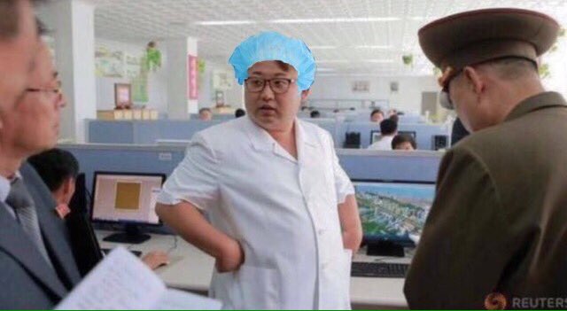 JacktheInsider's tweet photo. "Cuppa tea and a hydrogen bomb, love?" #Picsof2017 https://t.co/PUCGpPiAzq
