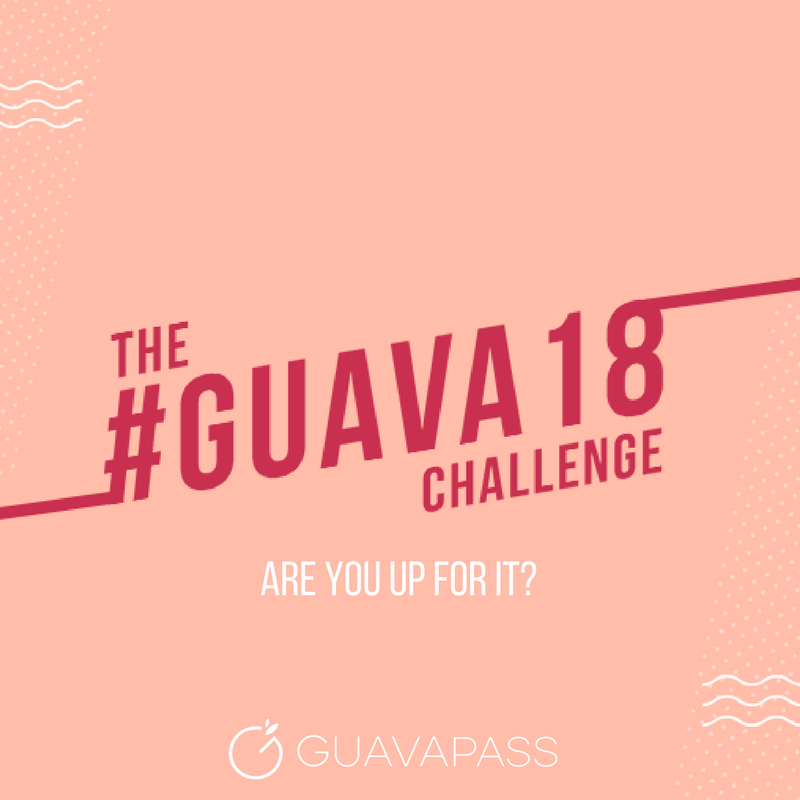 GuavaPass's tweet photo. Are you ready for the #Guava18 Challenge? It's the last day to sign up to the most exciting challenge of the year! Let's start 2018 strong! Head to https://t.co/EB0cT6QROC for more info and to register your name now! #GuavaPass https://t.co/fu0wYRhKOz