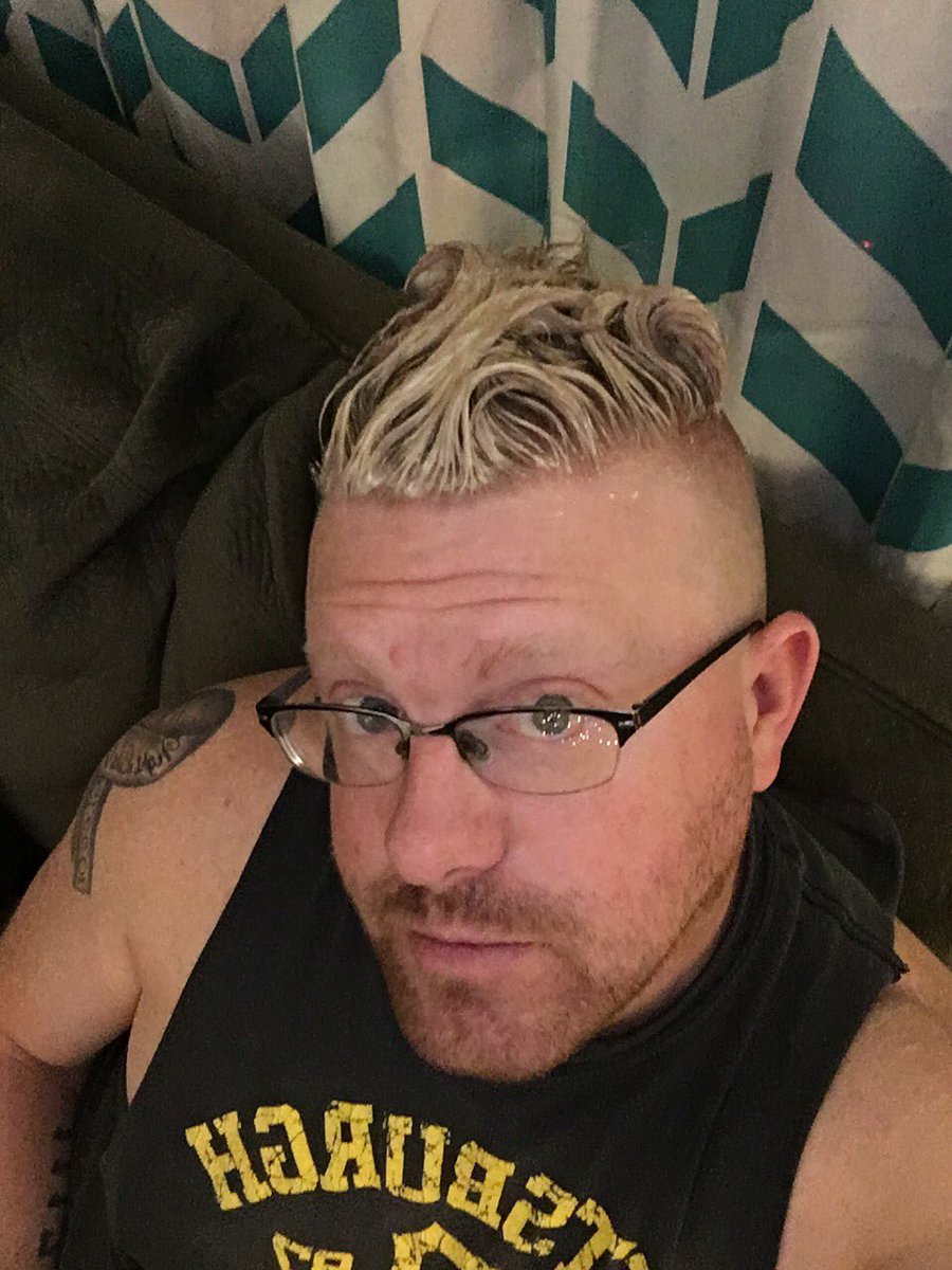 Devonshusband's tweet image. 37 and bleaching my hair......