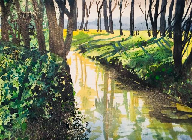 JRHvisualart's tweet photo. "Curious Creek"
Watercolor on paper
9*12
$50 https://t.co/Q2zON79GFa