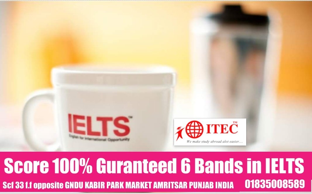 Tilakraj_world's tweet photo. First time in India #Guranteed #Achieve 6 Bands with Training from #ITEC Academy 
#fulfill #ur #dreams #canada #dont
#wasted #ur #time #money #for #non #Guranteed #institutue
#get #written #Guranteed #agreement
If no 6 Bands; get your test fees from us 100% transparent https://t.co/0SF0MgvFCX