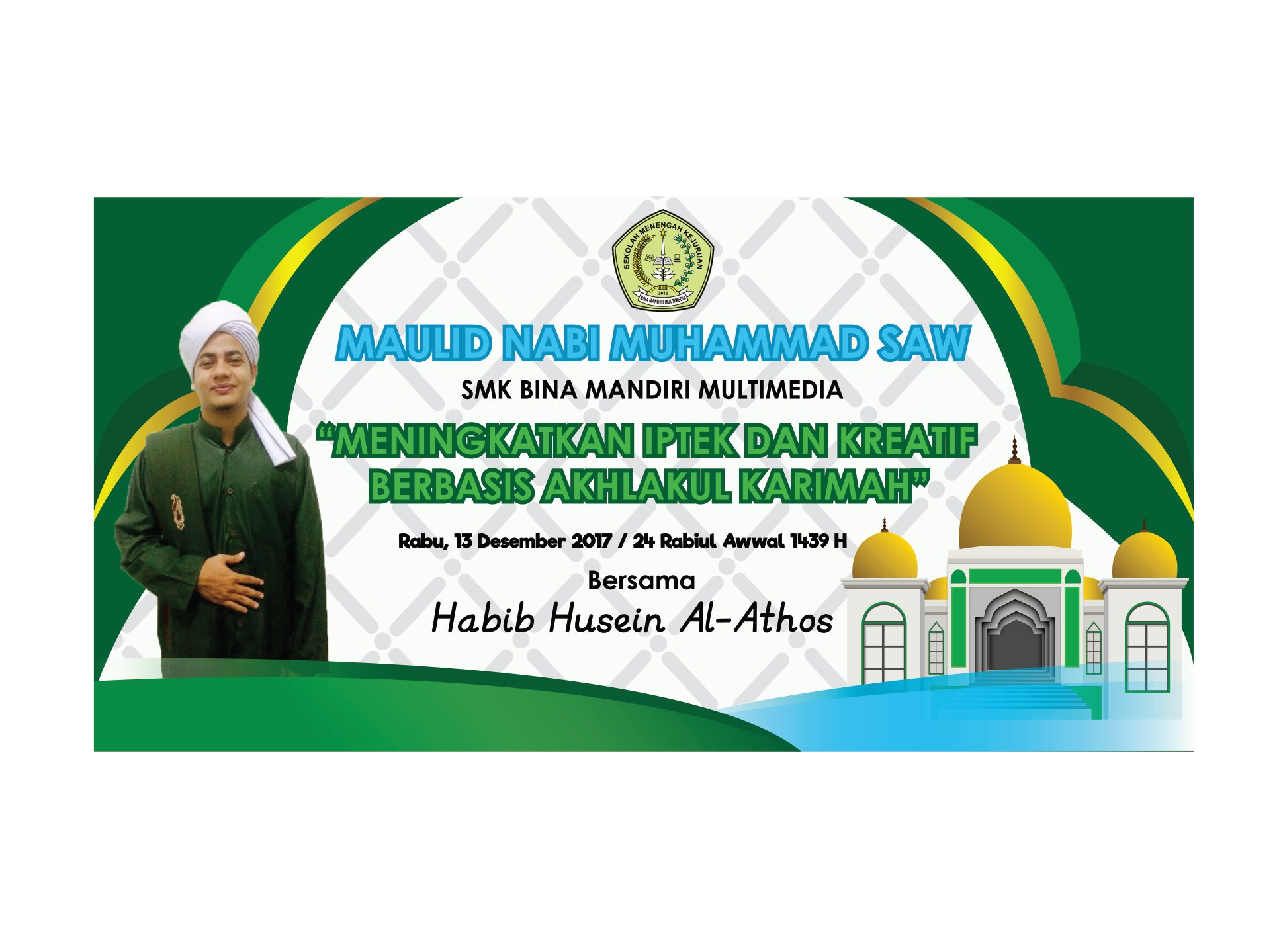 Desk Graphics בטוויטר Spanduk Maulid Nabi Muhammad Spanduk Desainanaksmk Designgraphics