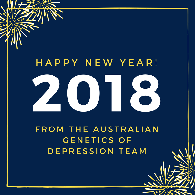DepressionAu's tweet photo. Happy new year! Our team would like to extend our warmest wishes to everyone for a prosperous 2018! https://t.co/9tEZmduaey