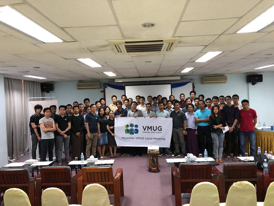 VMUG_Myanmar's tweet photo. @VMUG_Myanmar Local Meeting 29.Dec.2017 https://t.co/0bfRgOrg2s