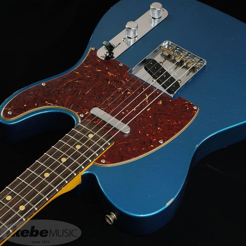 エレキベース 青 レリック加工 風格あるリアルなレリック加工、こりゃ堪らん！フェンダー・カスタム