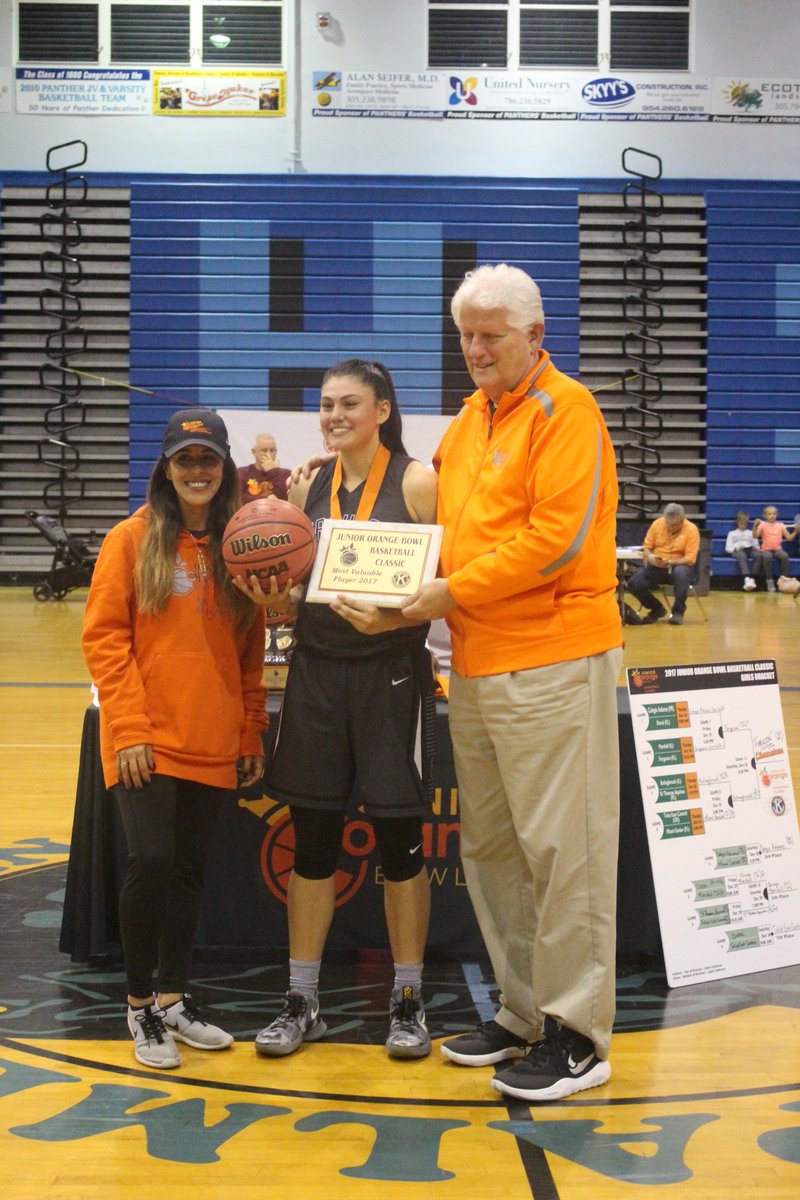 FergFalconsGBB's tweet photo. @JrOrBowlClassic 
Tournament MVP
Natalia Pineda
Showed once again why she is one of the best in the state
@InsiderExposure @MiamiSuns @SUTSReport @MIAgirlsbball https://t.co/kwh0SZjjcv