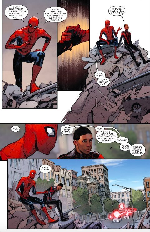 FantasyComicLG's tweet photo. @Marvel Nominee 5: Before @BRIANMBENDIS jumps from #marvel to the Distinguished Competition, he had a chance to tell one more story about his most well known character #SpiderMan #MilesMorales. He also used #SpiderMenII as a way to bring back his #UltimateUniverse https://t.co/TelK1pRGbc