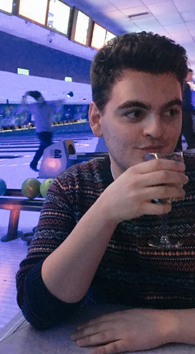 Ordered my first legal drink in the United States. I got a Pino Grigio from @BowlBrunswick