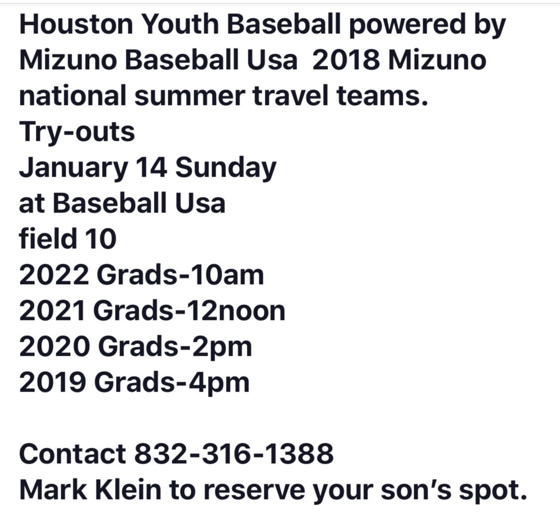 mizuno baseball mark klein