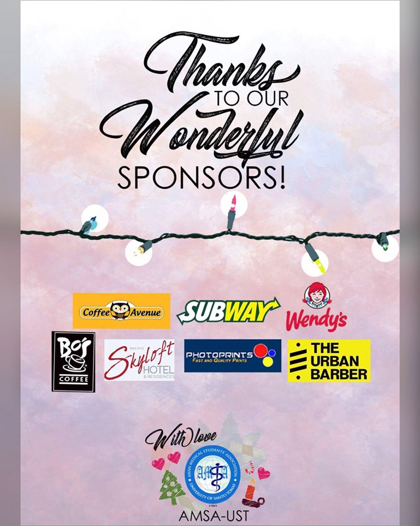 AMSAUST's tweet photo. Thank you to our sponsors! Just present your AMSA Membership Card to our wonderful sponsors and enjoy great discounts! #FlyWithAMSA #AMSAUST https://t.co/Sg6aeF1vab