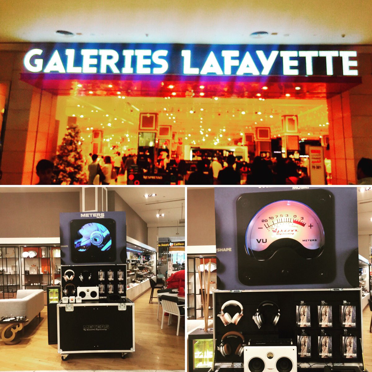 metersmusicuae's tweet photo. Now available in Galeries Lafayette, Dubai Mall!
Meters Music by @ashdownamps @galerieslafayette @galerieslafayettedubai @thedubaimall #spotthevu #mymeters #headset #music #sound #speakers #earphones #wireless #ampkit #recording #bsocial #cubed #OV1 #Mears https://t.co/8C1Ku613zl