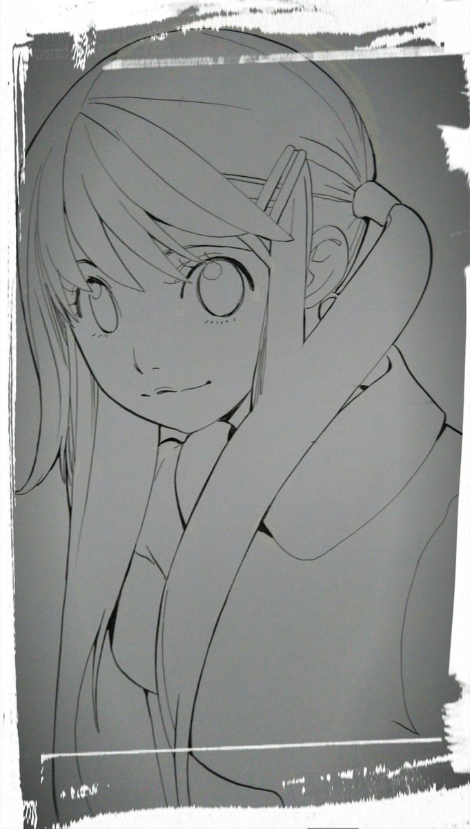 出てきた線画をあげてみる 