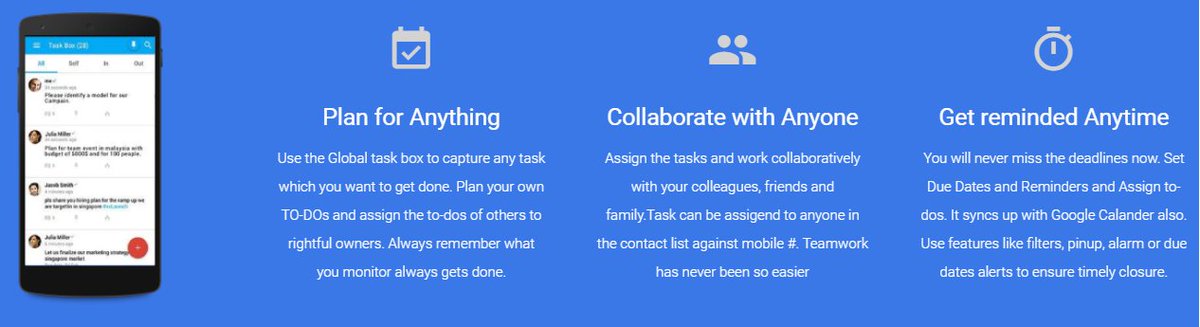 gtaskbox's tweet photo. Plan, Collaborate and Meet the Deadlines on time with Gtaskbox.
#Planning #Collaboration #deadline #gtaskbox #teamwork #teamworkmakesthedreamwork #HappyNewYear #SundayMorning #SUNDAY #business #businesstips #DigitalIndia #PMOI #pmoindia #entrepreneur #Leadership https://t.co/85zJyWKzV9