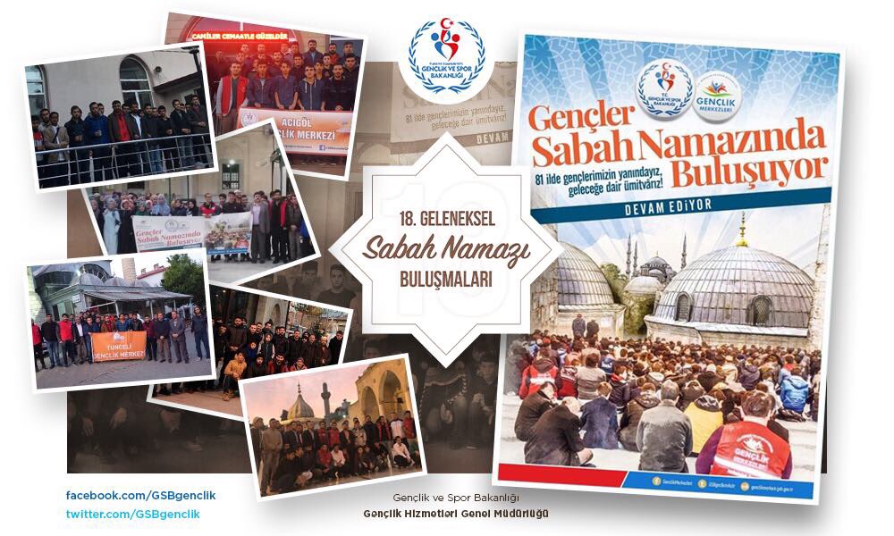 GSBgenclik's tweet photo. Ezanla birleşir, namazda diriliriz. 
81 ilde sabah namazında buluşan gençlerimiz, Ülkemizin ve milletimizin birlik ve beraberliği için ellerini semaya açtı.
#GençlerSabahNamazındaBuluşuyor https://t.co/8z9Vay8qDy