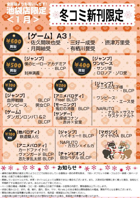 まんだらけ ラララ Mandarake Bkr 17年12月 Twilog