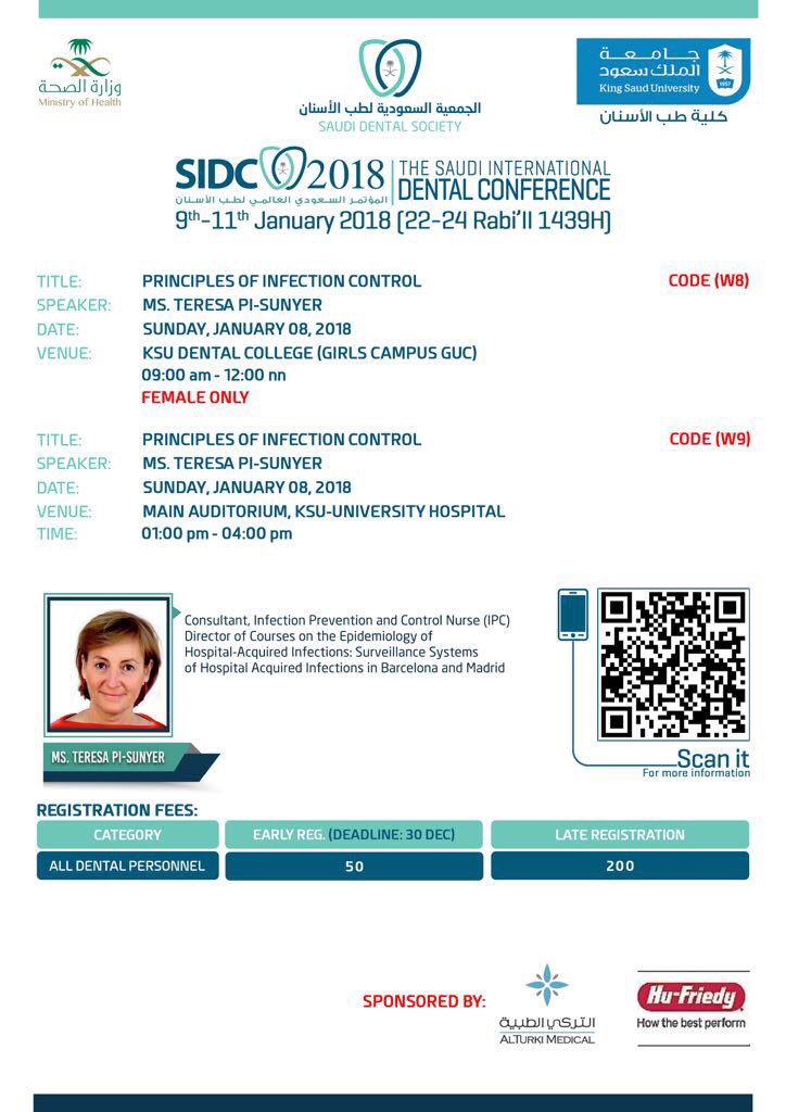 ‫⁧‫#المؤتمر_السعودي_العالمي_لطب_الأسنان‬⁩ ‬
‫للتسجيل في ورش العمل المتبقية زيارة الرابط التالي : ‬
‫⁦‪bit.ly/2CQLkv8‬⁩‬