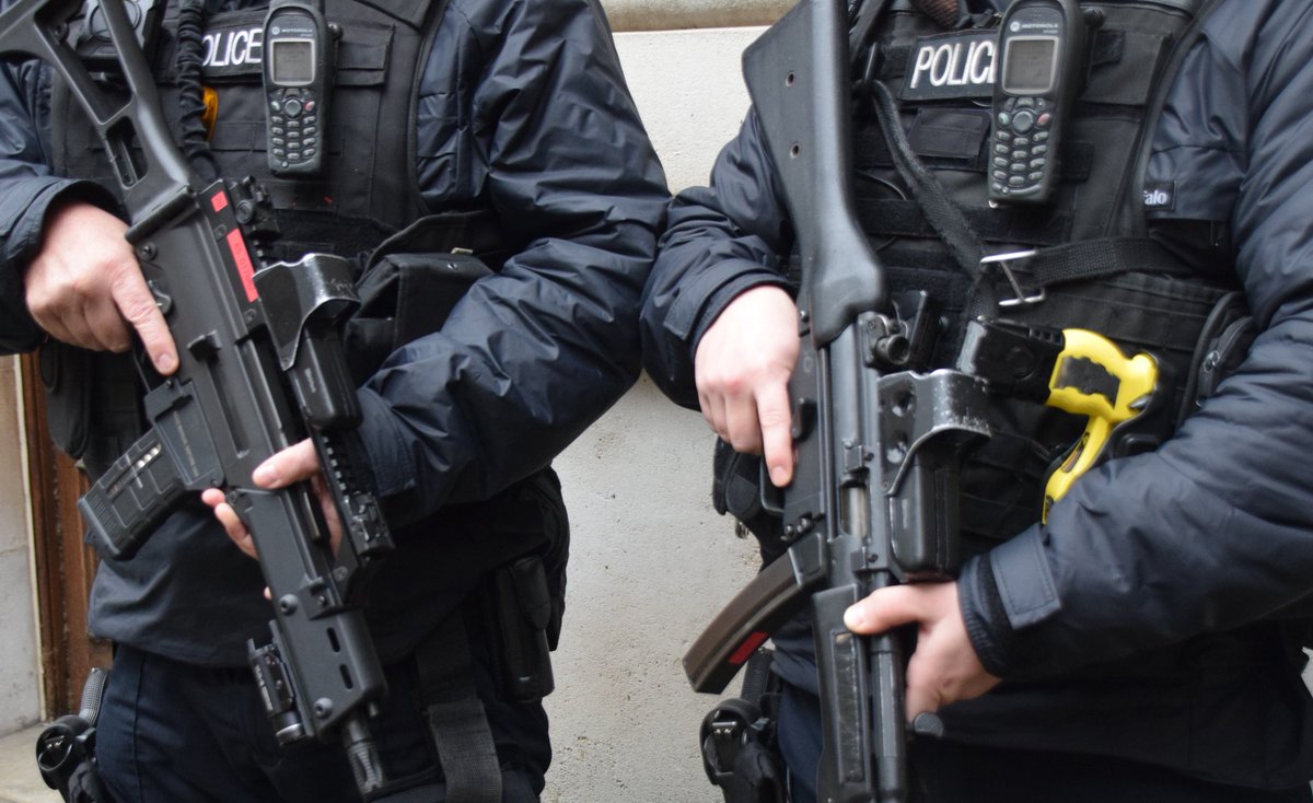 Security is paramount for us so for those out in central London today celebrating #LondonNYE we ask for patience and co-operation when getting through the check and search points. You will see armed officers in the area, and we will be using vehicle barriers.