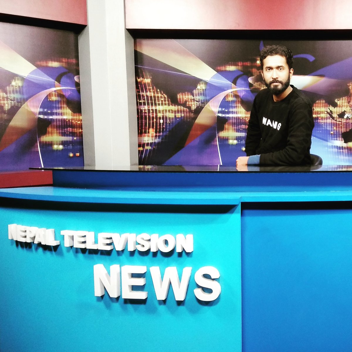 chandangoopta's tweet photo. Get ready for the news. #NepalTelevison https://t.co/XEpHfBkeYu