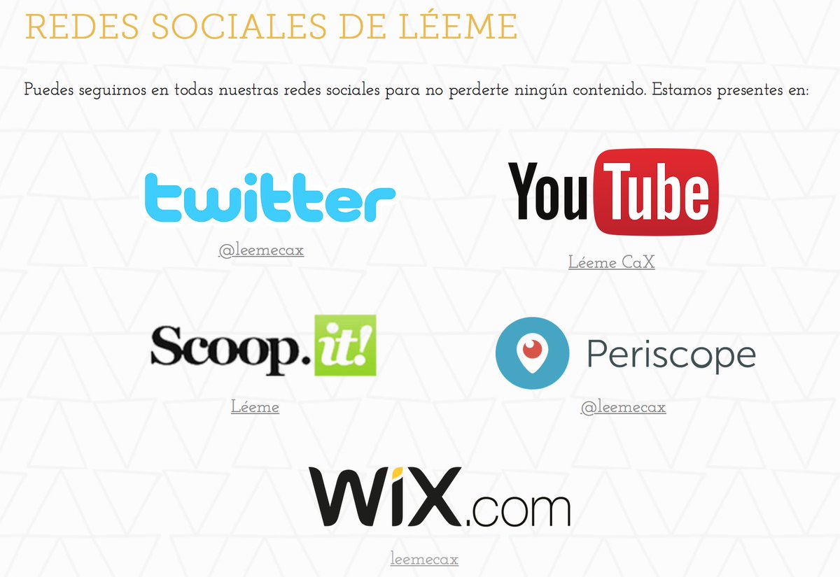 leemecax's tweet photo. ¡Feliz año!

Si no te quieres perder nada sobre Léeme, os recordamos en qué plataformas sociales estamos presentes y nuestro usuario. https://t.co/KV5LvMtEKF
