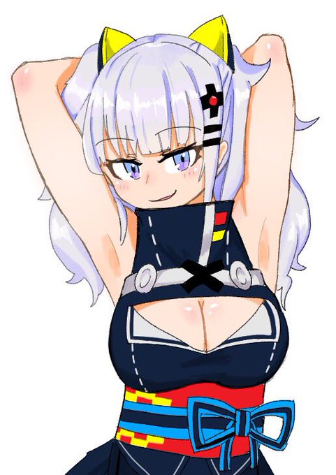 ワキ毛が生えてない輝夜月さん
#輝夜月 