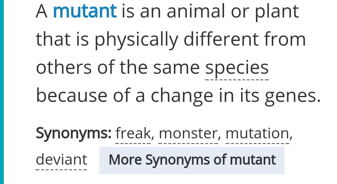 LangleysChipper's tweet photo. @AChemicalGirl @rtenews Look at the synonyms, point proved 👾 https://t.co/WbFwOxQ2YU