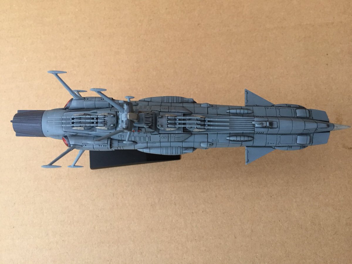 Kindonichiyo 作ってる間も仕上げのスプレーを吹いている時も さらば宇宙戦艦ヤマト サントラのアンドロメダのテーマがずっと頭の中で再生されていました 笑 いい曲ですね もう少し大きいキットが欲しいとも思うのですが これより大きいと1万円