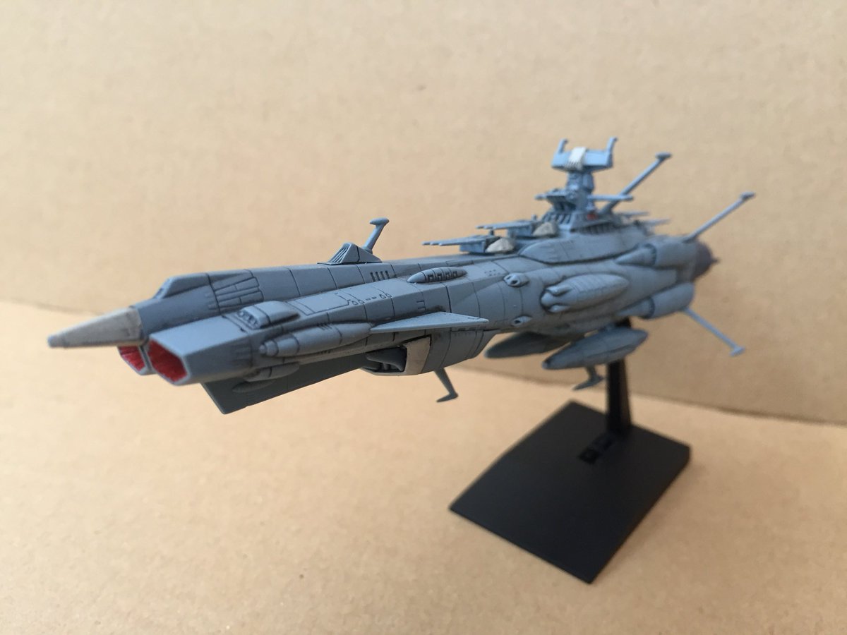 Kindonichiyo 作ってる間も仕上げのスプレーを吹いている時も さらば宇宙戦艦ヤマト サントラのアンドロメダのテーマがずっと頭の中で再生されていました 笑 いい曲ですね もう少し大きいキットが欲しいとも思うのですが これより大きいと1万円