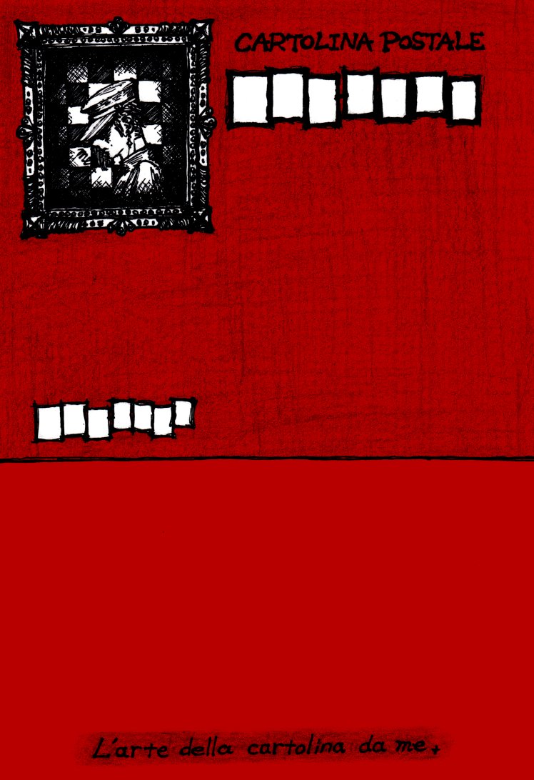 ハガキ宛名面デザイン