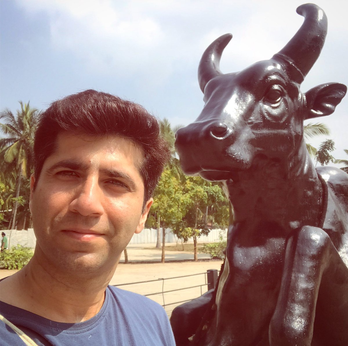 sumitkaul10's tweet photo. As this year #2017 comes to an end I canโt but help hoping that the #newyear blesses me with #qualities of the #Nandi.. #eternalpatience #humility #completedevotion & ability to just wait for #shiva to come and consume him.. https://t.co/UpDaJ3BTsz