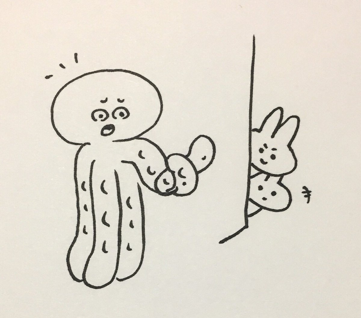 タコとうさぎ。 