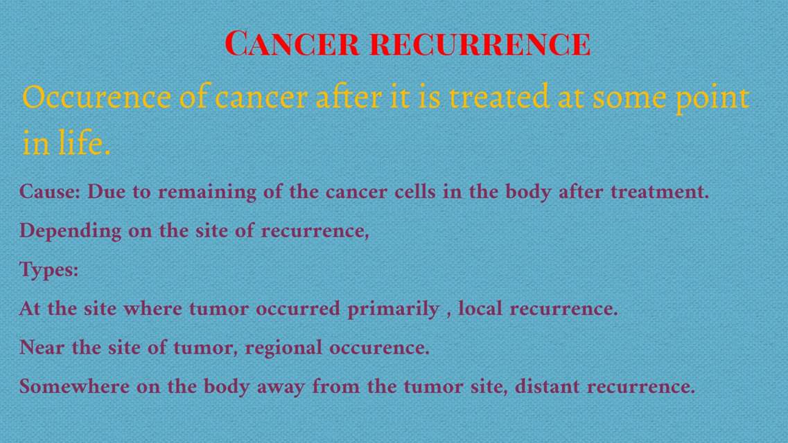 CancerSurvive1's tweet photo. #Cancer #LocalRecurrence #RegionalRecurrence #DistantRecurrence https://t.co/bPCauCRkKT