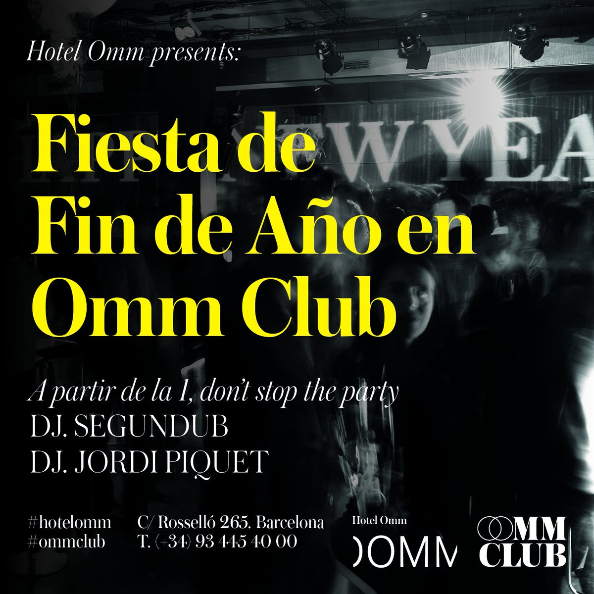 ¿Y si despedimos el año bailando? 🎶🥂💥
Después de las uvas y el cotillón que siga la fiesta en el #OmmClub 🎉💃🕺
Compra ya tu entrada! 15€ con copa 🍹 goo.gl/MjVRmV
#hotelomm #ommclub #findeaño #feliz2018