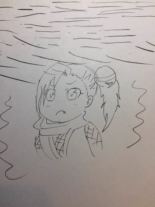 集中力が切れた時に現れる謎の落書きφ三φ( ¦3っ)っ 
