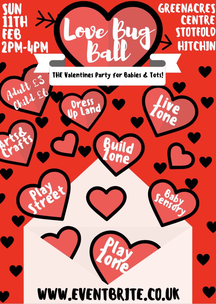 Check out our latest tots event! If you book before 12pm NYD you will get our EARLY BIRD PRICE 

Grab tickets here 👇🏻
eventbrite.co.uk/e/the-love-bug…