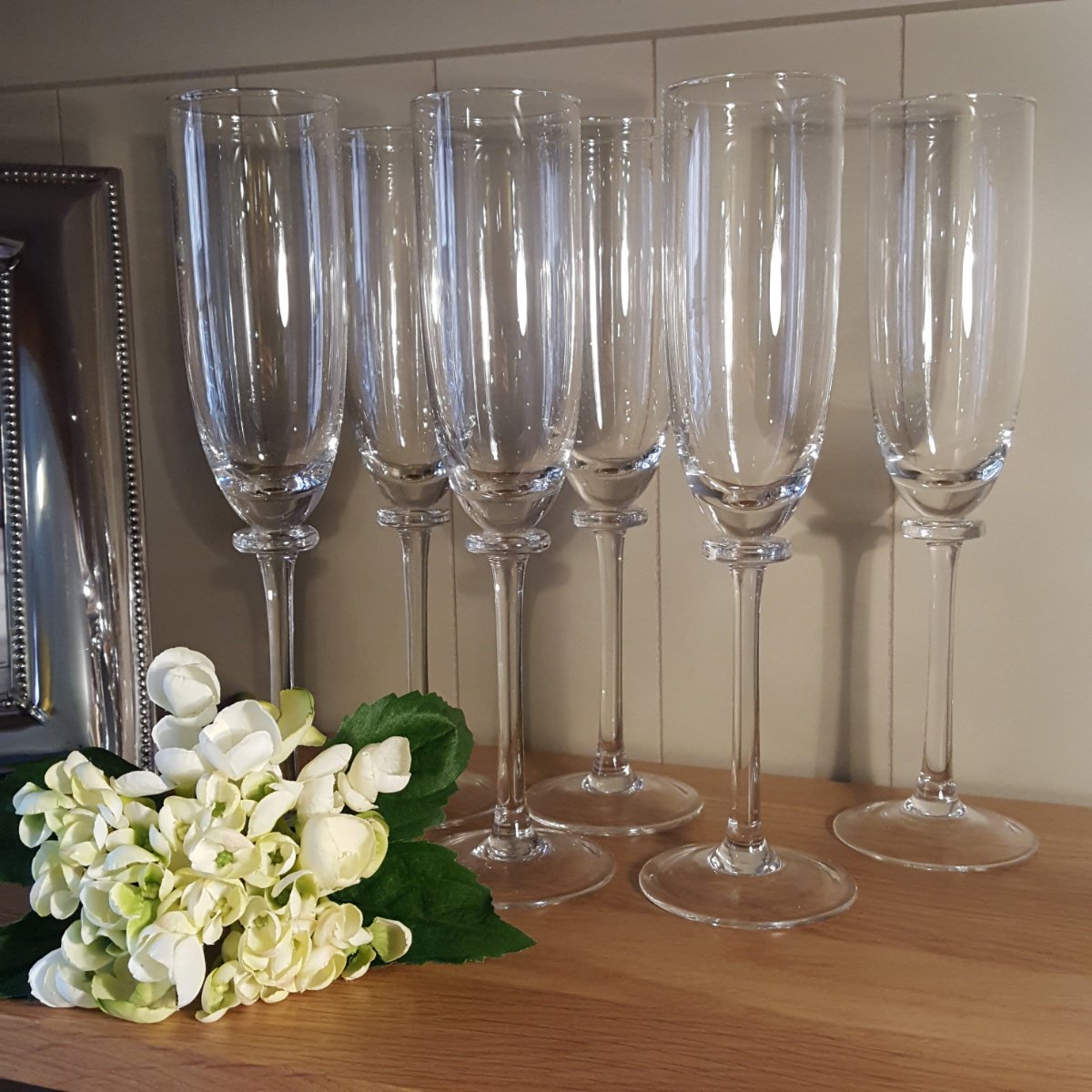 Enough glasses to welcome in the New Year! #Cheers2017