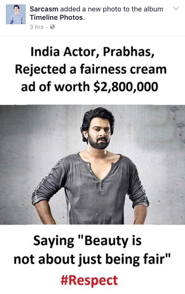 Saiprasad_drlng's tweet photo. International Page #Sarcasm
#HeroOfTheYearPRABHAS 
Rebelstar Prabhas 😎 https://t.co/Ypc9qLlSnQ