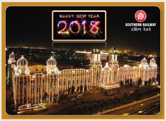May your new beginnings be renewed with happiness, hope and peace! Happy New Year!
- Wishes from Southern Railway