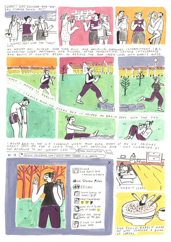 jaydeperkin's tweet image. New year. New you. The media uses this time of year to prey on our securities. Don't buy into shitty fads, surround yourself with people who love &amp;amp; respect you. do whatever you need to do, but do it for you, not anyone else. (my comic 'Fitter, Healthier') happy new year✌️🥑❤️