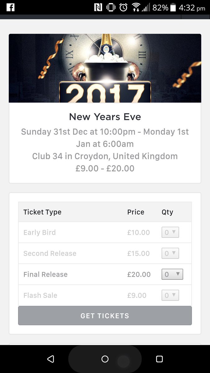 Make sure you click the link and buy tickets for the turn up tonight <a href="/34_Croydon/">34 Surrey Street</a> entry will be more on the door so grab your tickets  fatsoma.com/mobile/product…