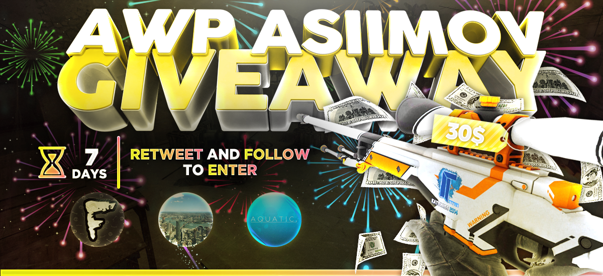 og_aquatic's tweet photo. 🎉 New Year Giveaway 🎉
🎁 AWP | Asiimov 🎁

✅Follow @AvivPeleg 
✅Follow @Fractical 
✅Follow @hcoates0203 
✅Retweet &amp; Like
✅Tag 2 Friends

🔥Winner picked in 7 days. Good luck everyone!🔥 https://t.co/fTmWzUf2gi