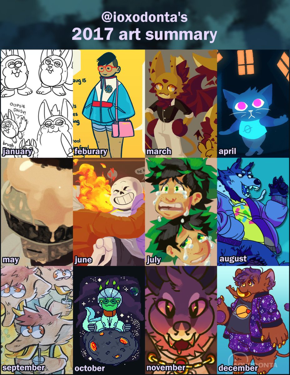 happy new year everyone!!!!
i havent made a art summary since 2014 HAHA heres to a good year of good arts!! ?? 