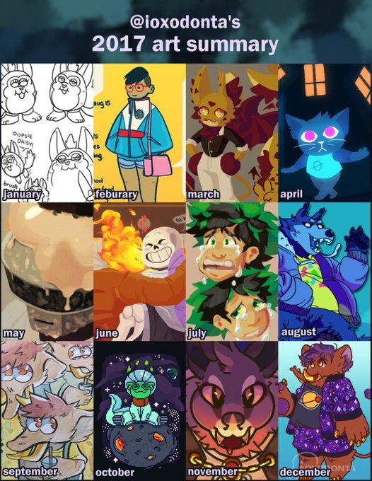 happy new year everyone!!!!
i havent made a art summary since 2014 HAHA heres to a good year of good arts!! ?? 