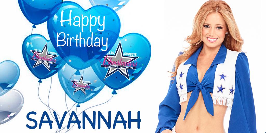 DCCheerleaders's tweet photo. Happy birthday to @DCC_Savannah! We hope your day is amazing! 🎉🎁🎂 https://t.co/h9p0IZwcHU