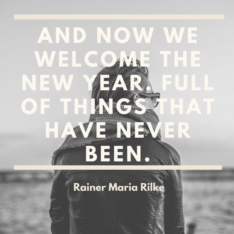 On New Year's Eve, think of all the opportunities that 2018 will bring!