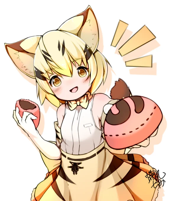 描き納めスナネコ #けものフレンズ 